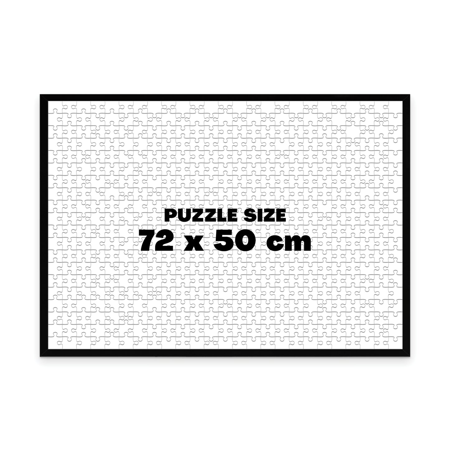 Puzzle Frame - 72 x 50 cm - With Easy-Stick Adhesive Foam-Core
