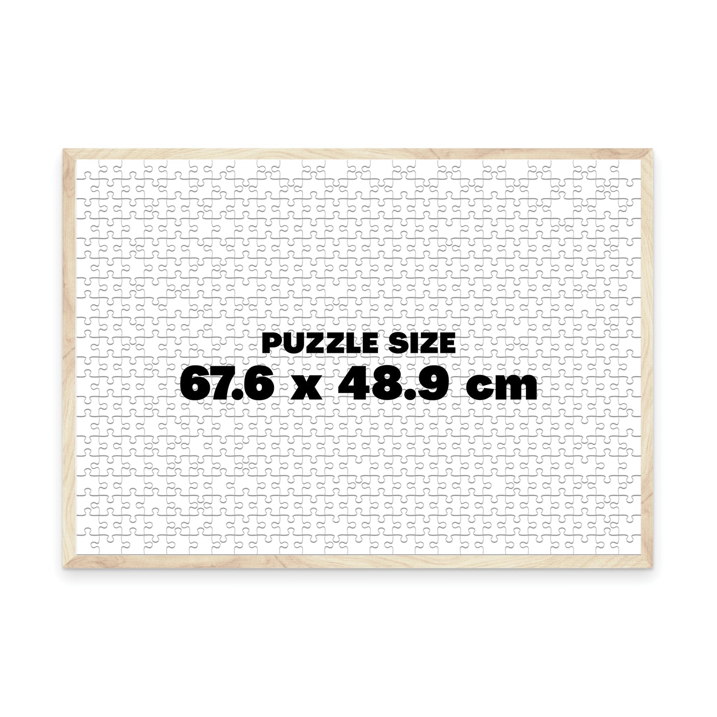 Puzzle Frame - 67.6 x 48.9 - With Easy-Stick Adhesive Foam-Core