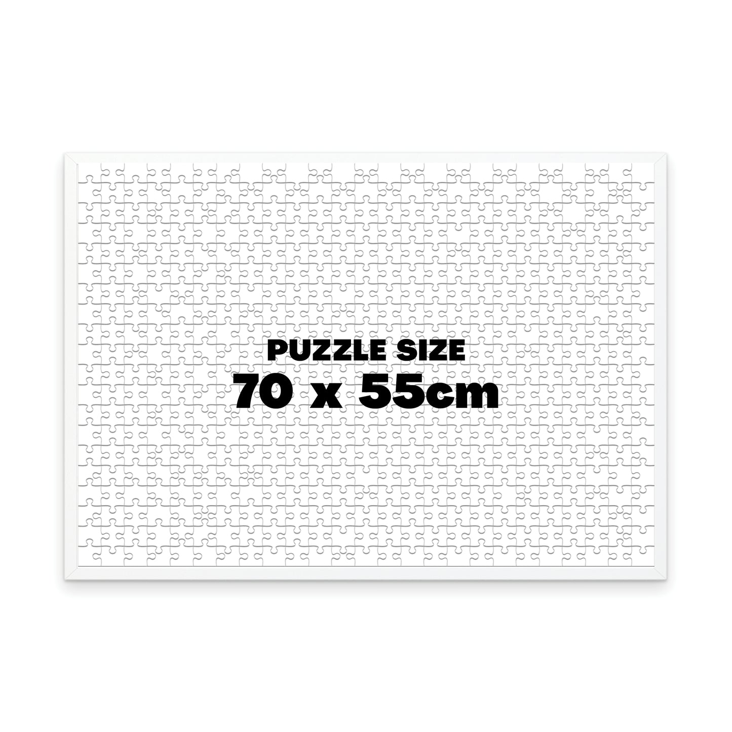 Puzzle Frame - 70 x 55 cm - With Easy-Stick Adhesive Foam-Core