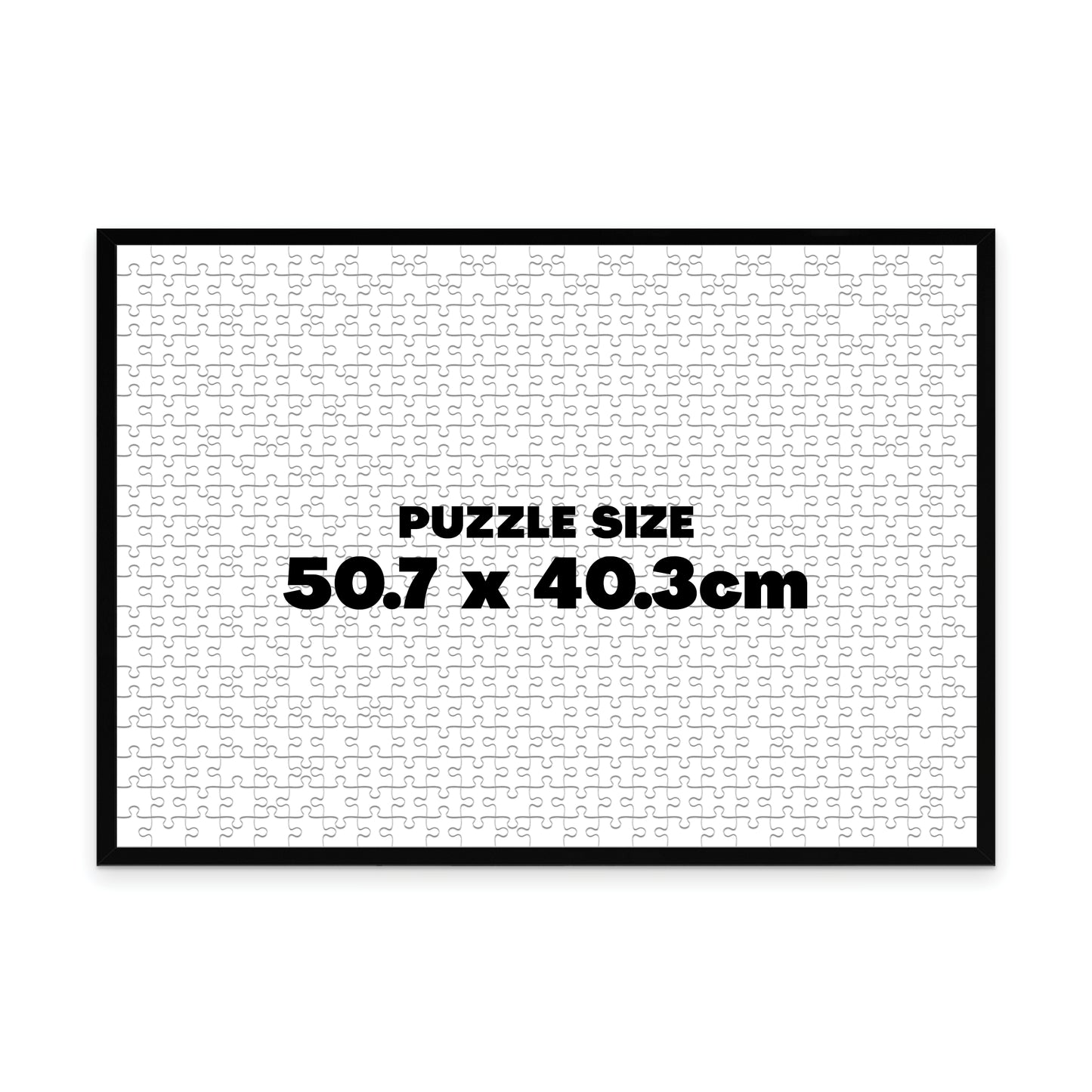 Puzzle Frame (500 pieces) - 50.7 x 40.3 cm - With Easy-Stick Adhesive Foam-Core