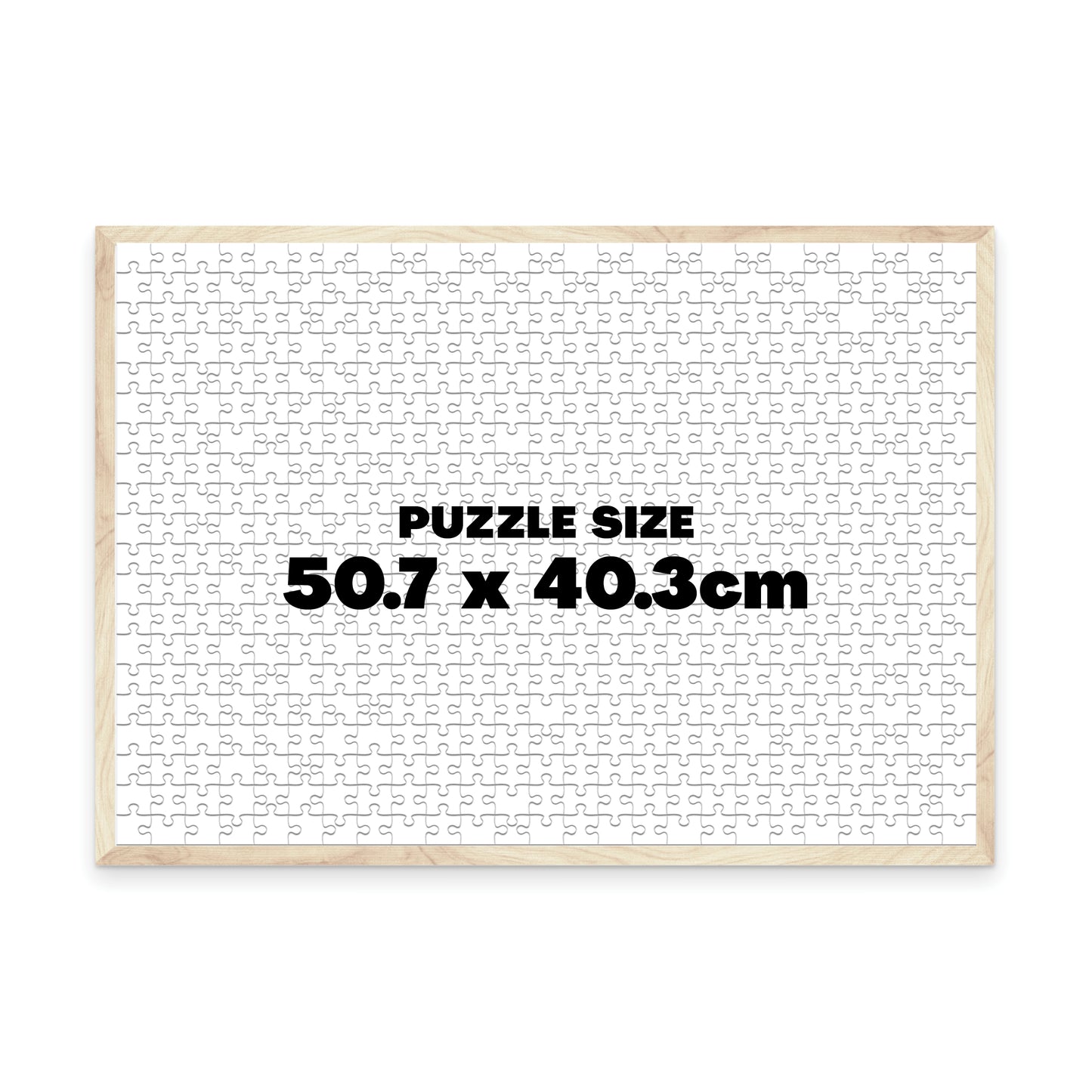 Puzzle Frame (500 pieces) - 50.7 x 40.3 cm - With Easy-Stick Adhesive Foam-Core