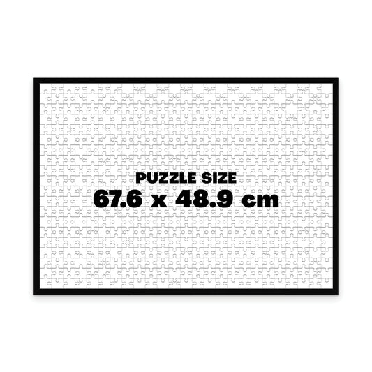 Puzzle Frame - 67.6 x 48.9 - With Easy-Stick Adhesive Foam-Core