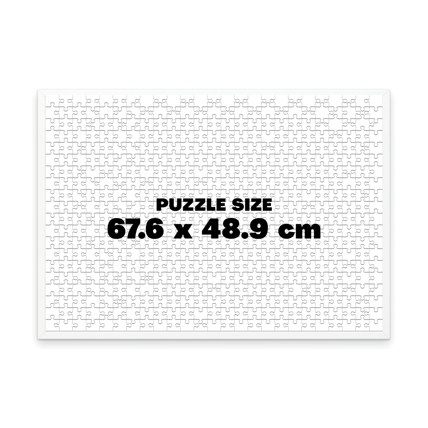 Puzzle Frame - 67.6 x 48.9 - With Easy-Stick Adhesive Foam-Core